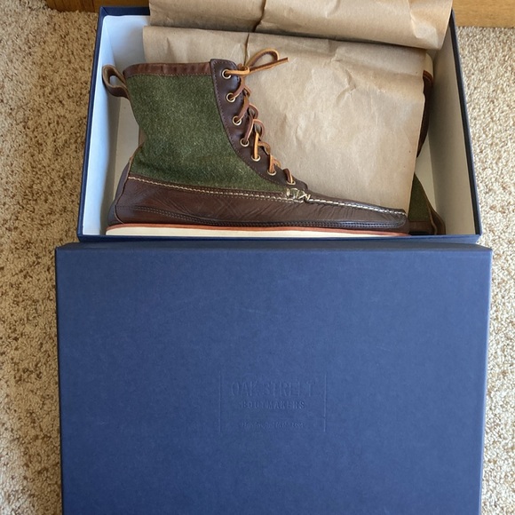 Oakstreet Bootmakers Wool Quarter Moccasin Boots MIUSA. Freshly Recrafted @ OSB - Picture 11 of 11